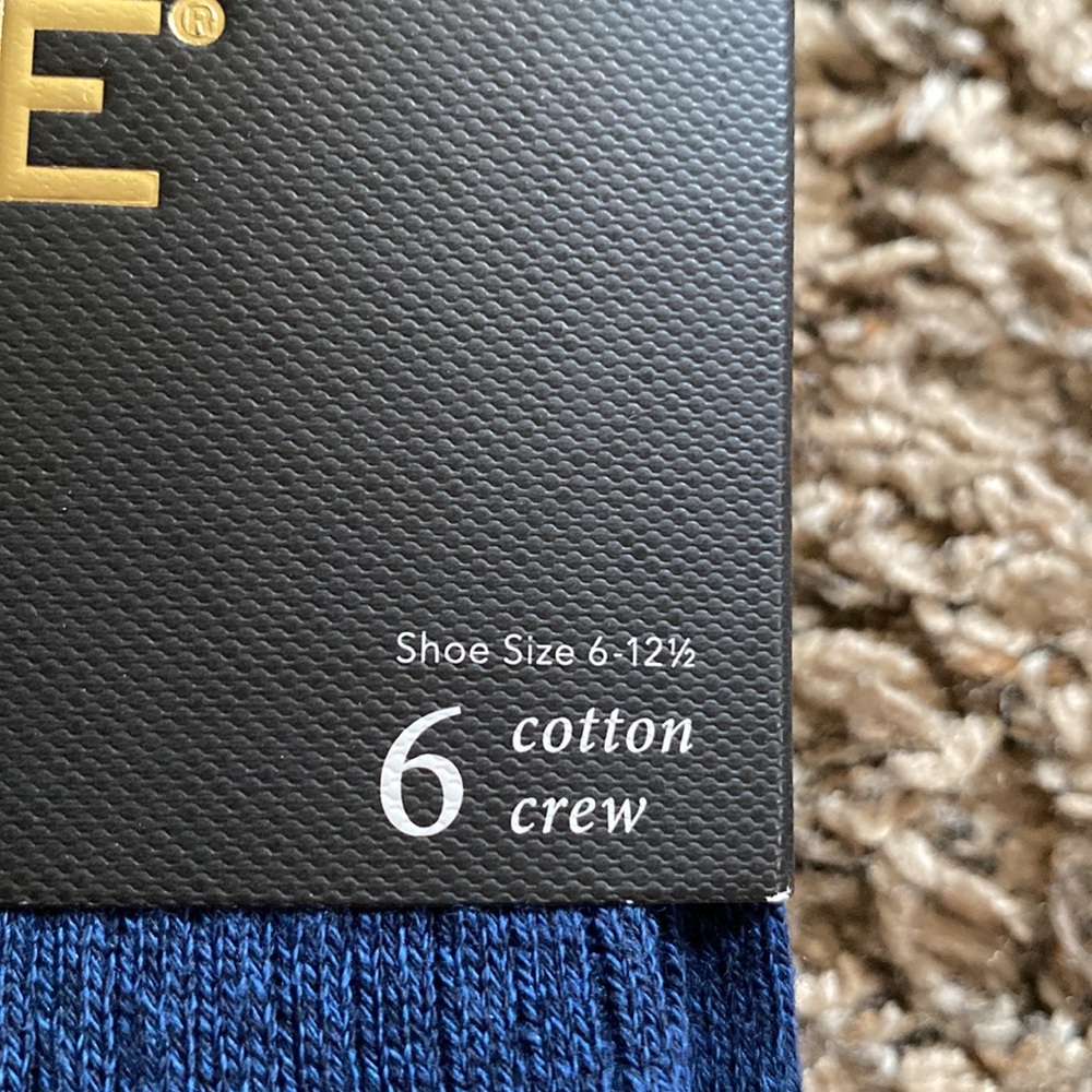Mens Stanton GoldToe Cotton Crew Socks - Picture 3 of 5